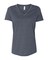 BELLA + CANVAS® Women's Relaxed Heather CVC V-Neck Short Sleeve T-Shirt - 6405CVC